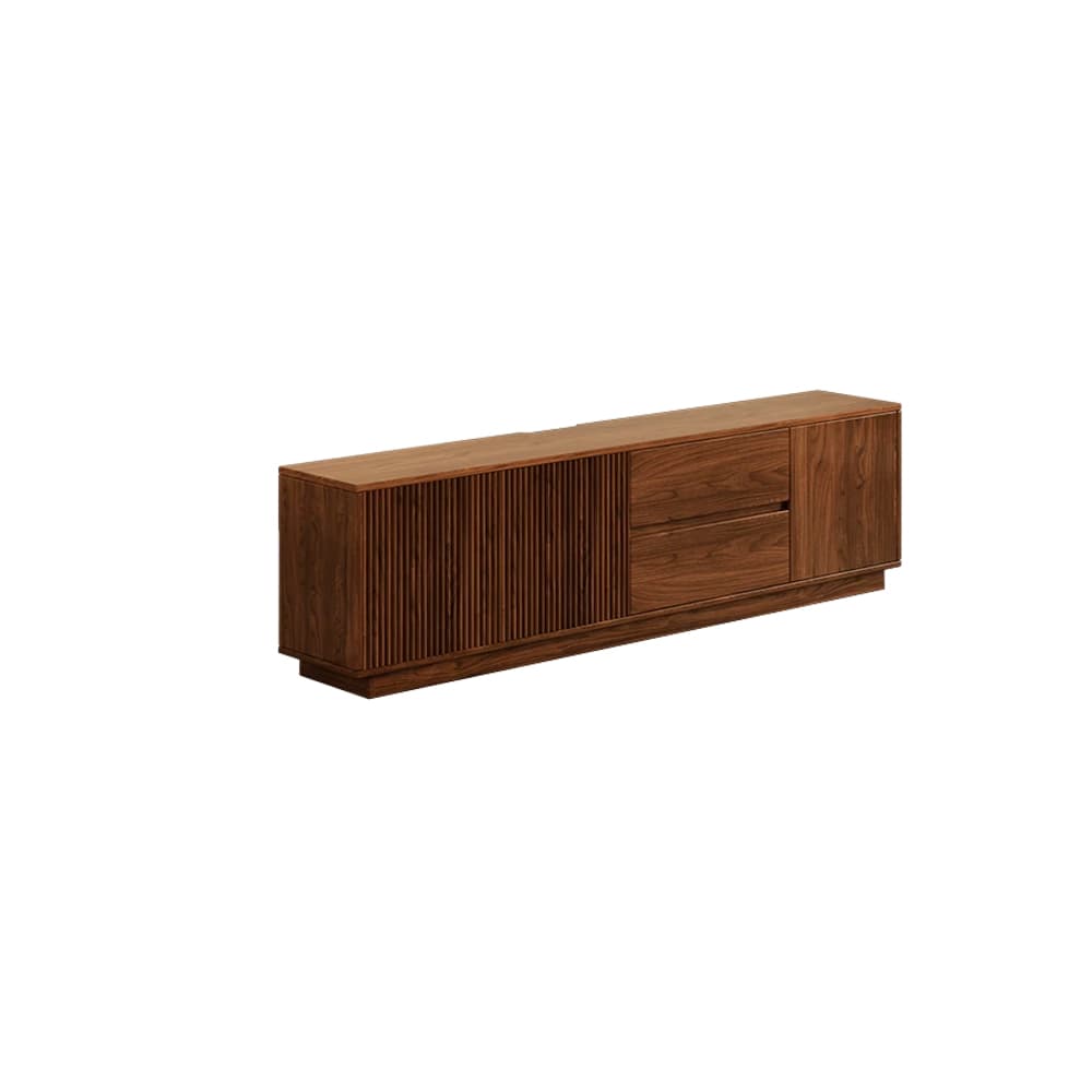 Solid Wood Media Storage Cabinet lifestyle 1