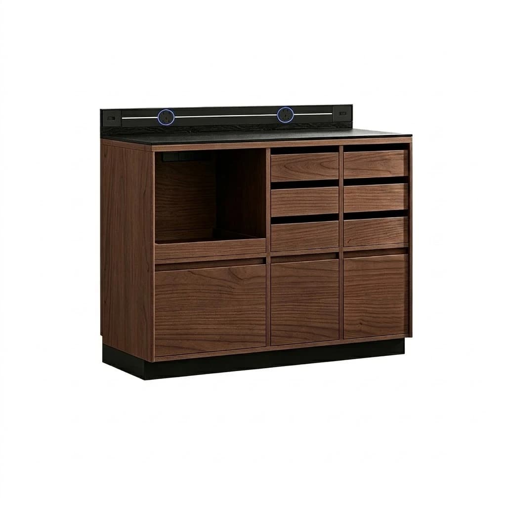Architectural Wood Sideboard lifestyle 1