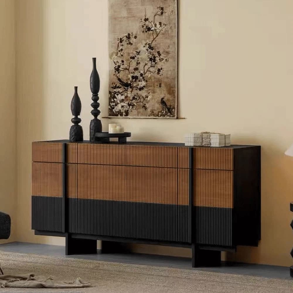 Solid Teak Sideboard lifestyle 2