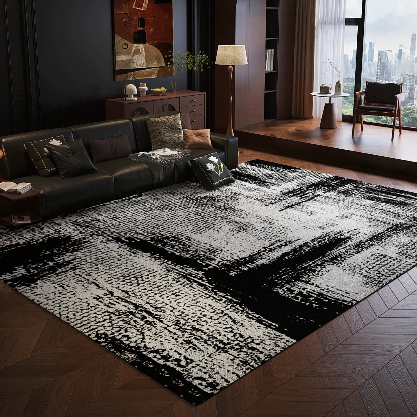 Vintage Blended Fabric Area Rug lifestyle 1