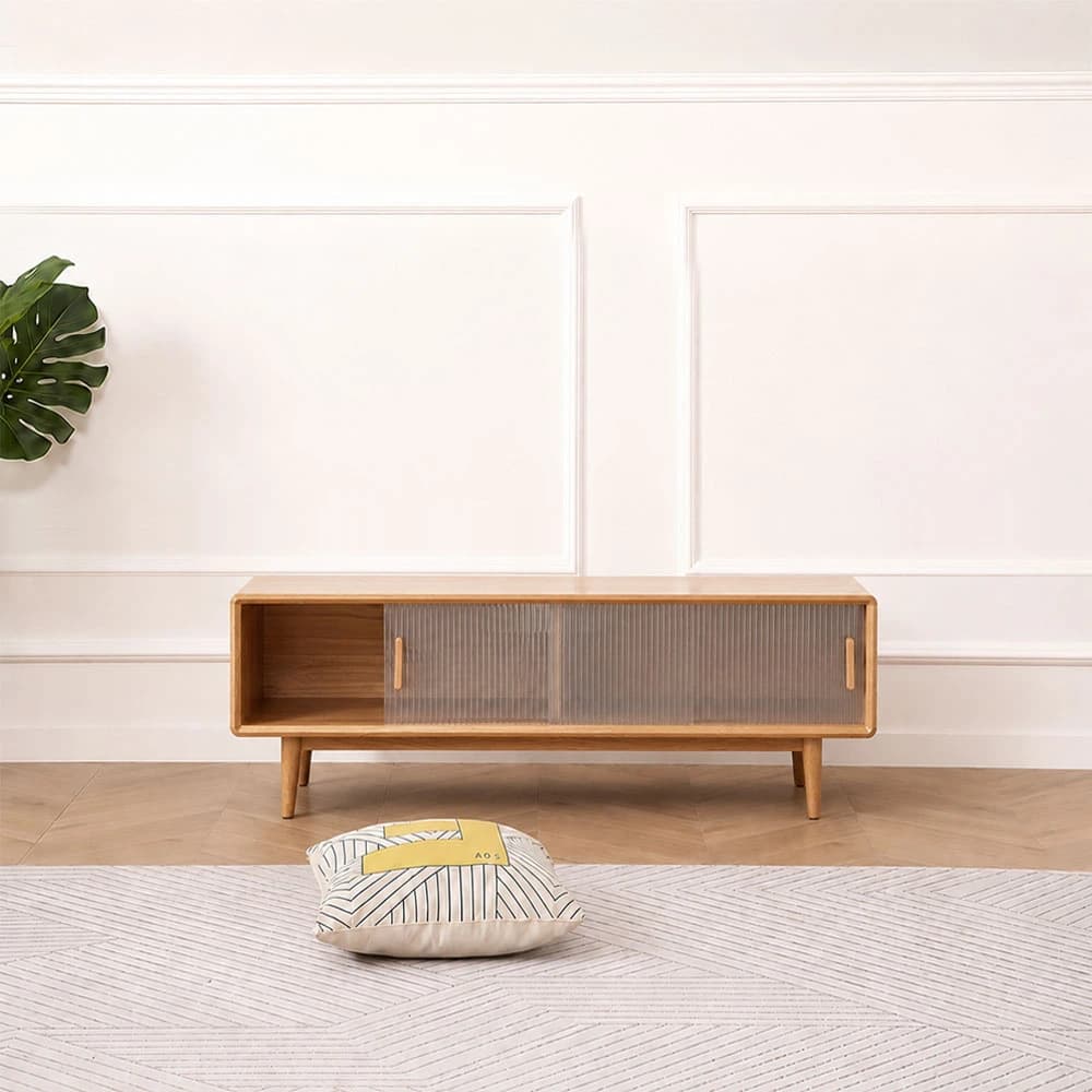 Scandinavian Low Profile TV Stand lifestyle 1