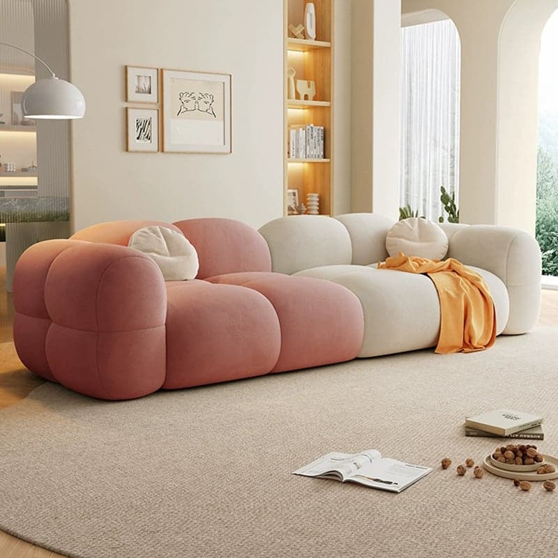 Velvet Square Arm Sofa lifestyle 3