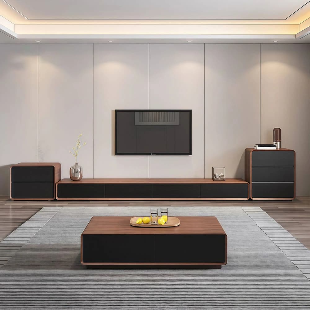 Mid-Century Walnut TV Stand