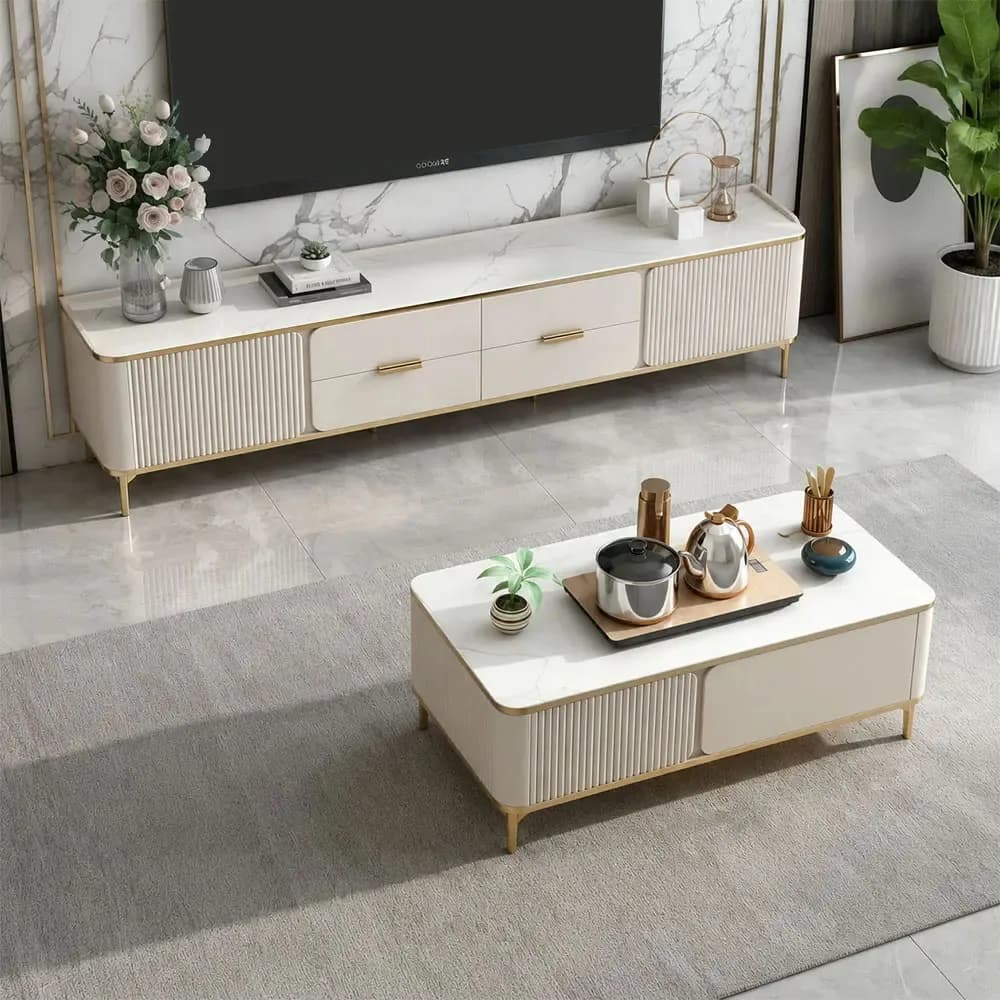 Sintered Stone Media Console