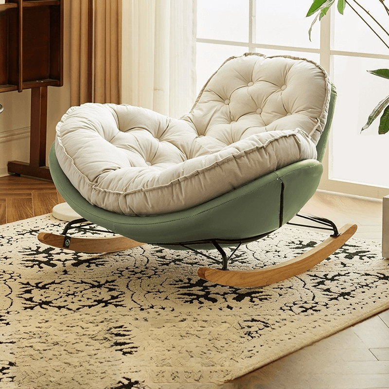 Upholstered Modern Rocking Chair lifestyle 1