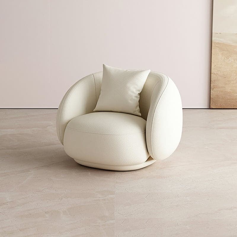 Scandinavian Curved Upholstered Sofa lifestyle 3