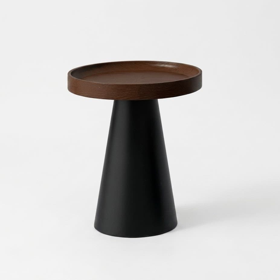 Round Coffee Table with Cat Den lifestyle 1
