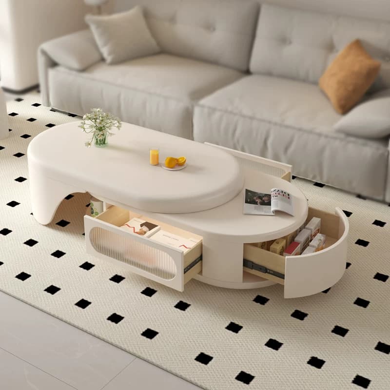 Retractable Sintered Stone Coffee Table lifestyle 3