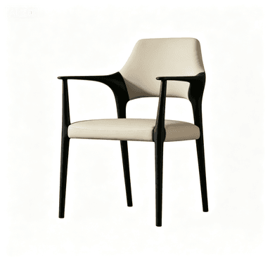 Solid Wood Upholstered Arm Chair lifestyle 1