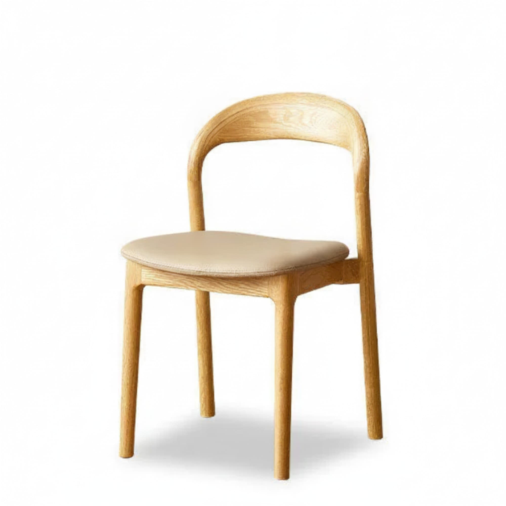Rounded Back Upholstered Dining Chair lifestyle 1