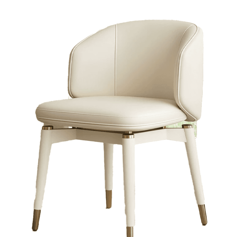Leather High-Back Dining Chair lifestyle 1