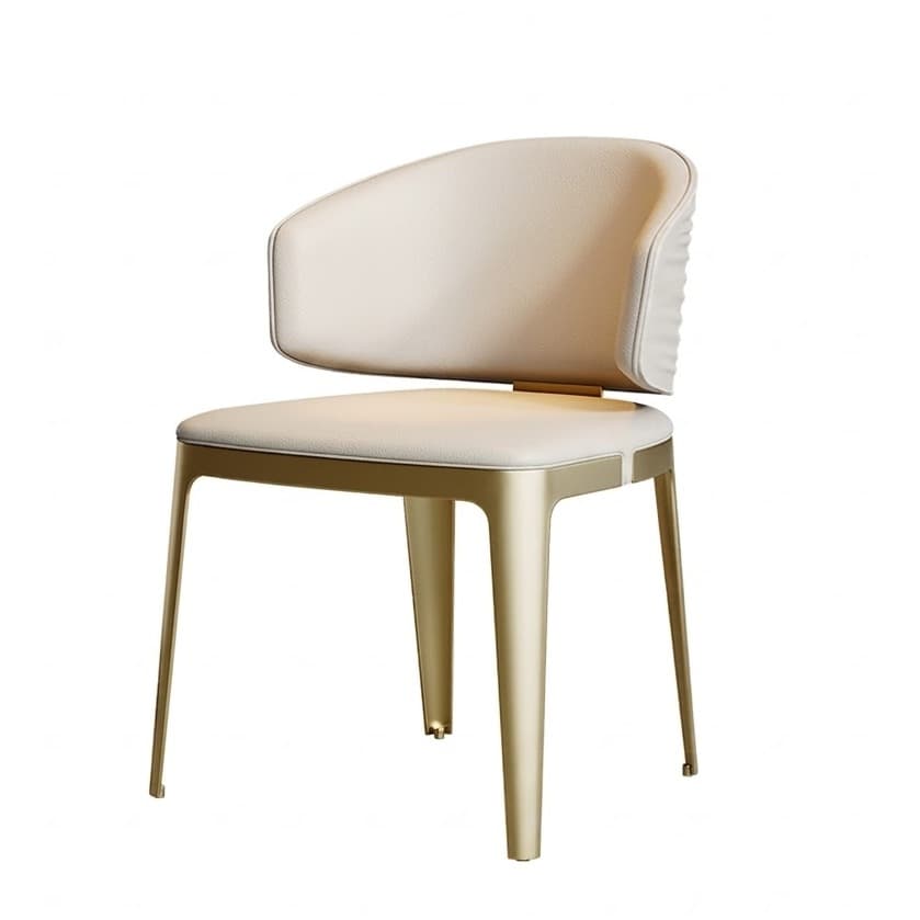 Wabi-Sabi Leather Dining Chair lifestyle 1