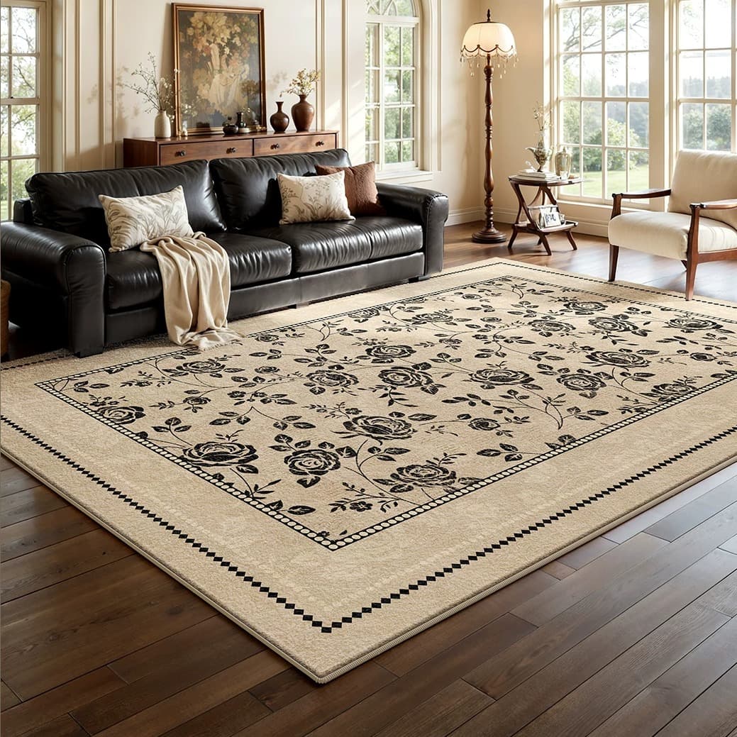 Rectangular Vintage Area Rug lifestyle 2