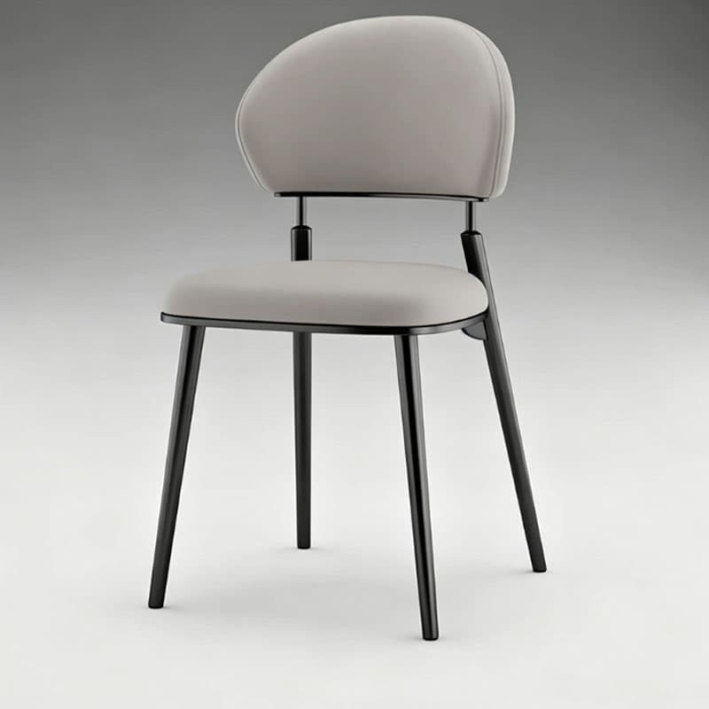 Upholstered Dining Chair with Metal Legs lifestyle 1
