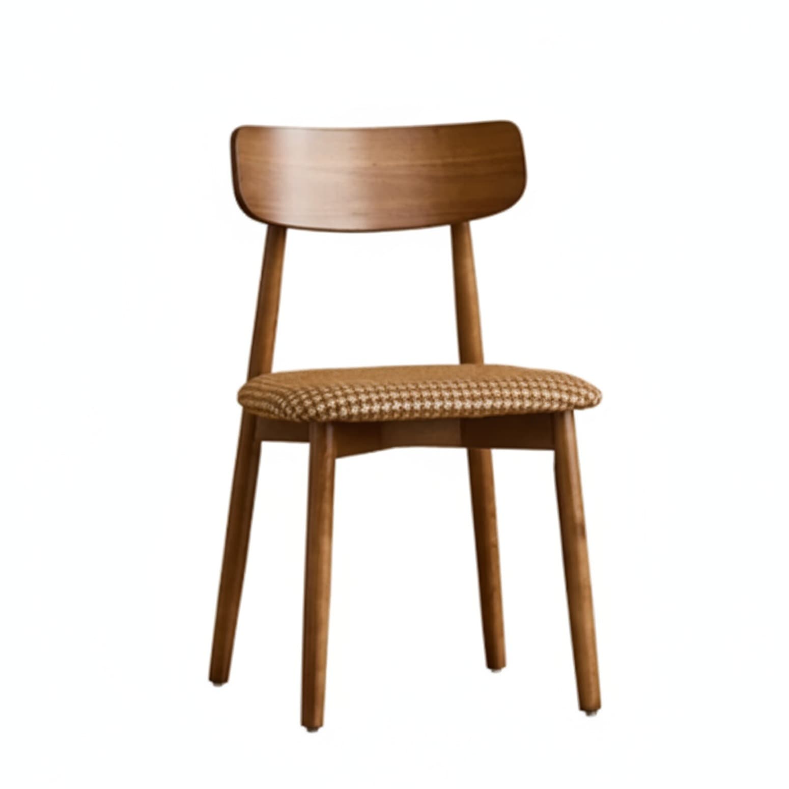 Walnut Upholstered Dining Chair lifestyle 1