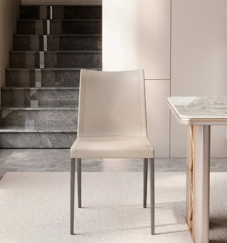 Modern Microfiber Upholstered Dining Chair