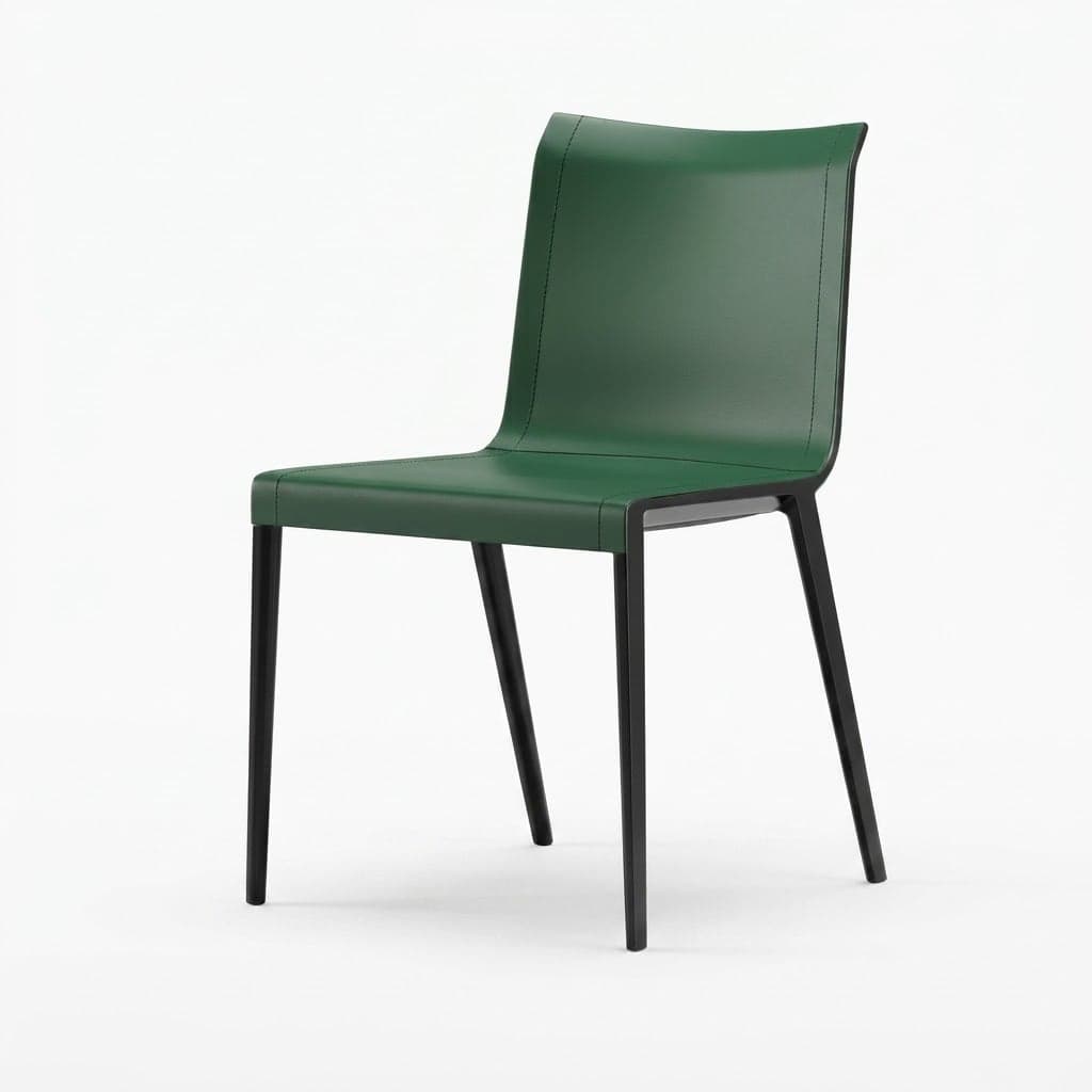 Leather Armless Dining Chair lifestyle 1