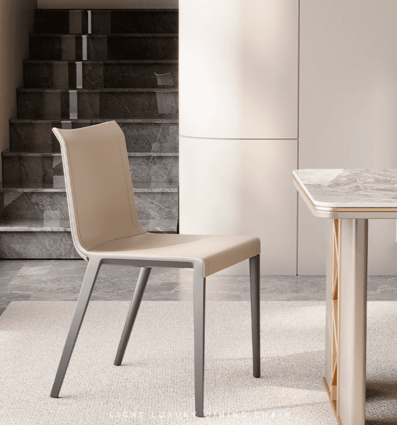 Leather Armless Dining Chair lifestyle 3