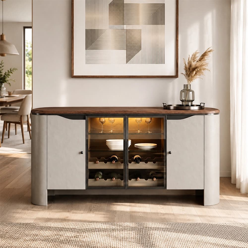 Minimalist Glass Display Cabinet lifestyle 1
