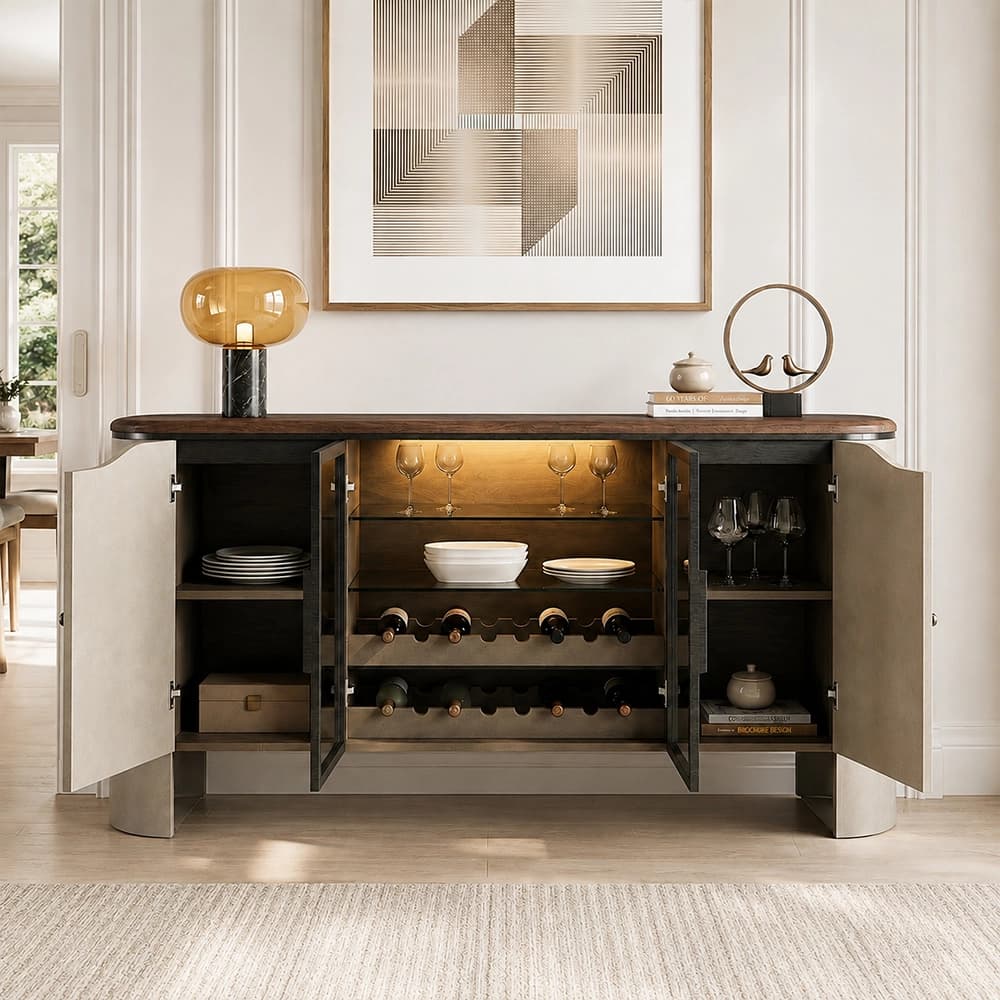 Minimalist Glass Display Cabinet lifestyle 3