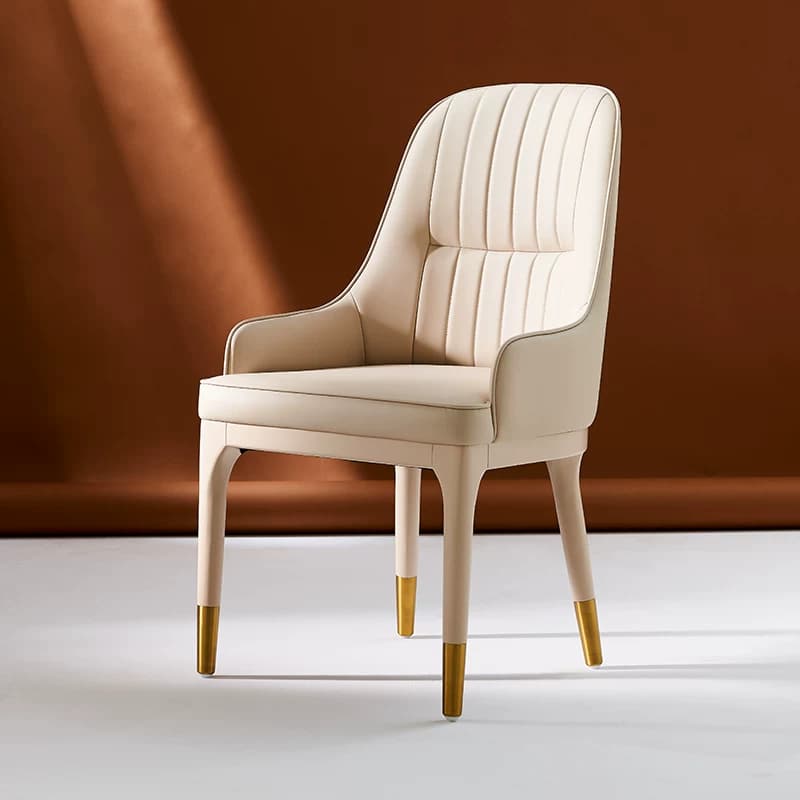 Upholstered Curved Dining Chair lifestyle 3
