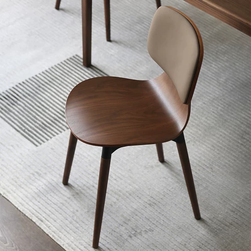 Walnut Upholstered Dining Chair lifestyle 1