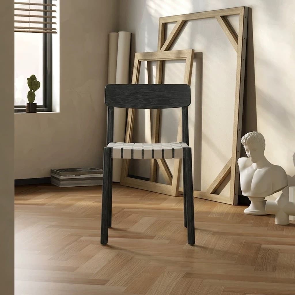 Wabi-Sabi Wood Dining Chair lifestyle 1