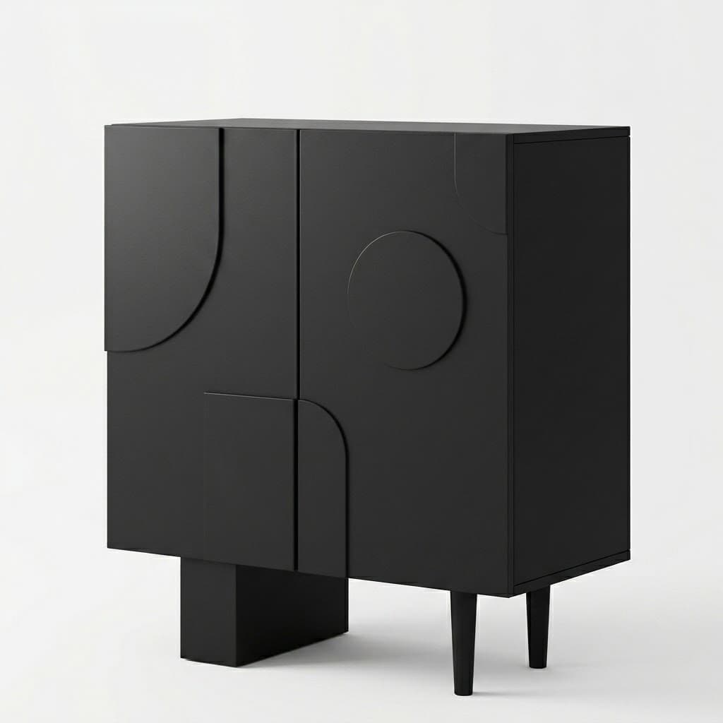 Geometric Entrance Shoe Cabinet lifestyle 1
