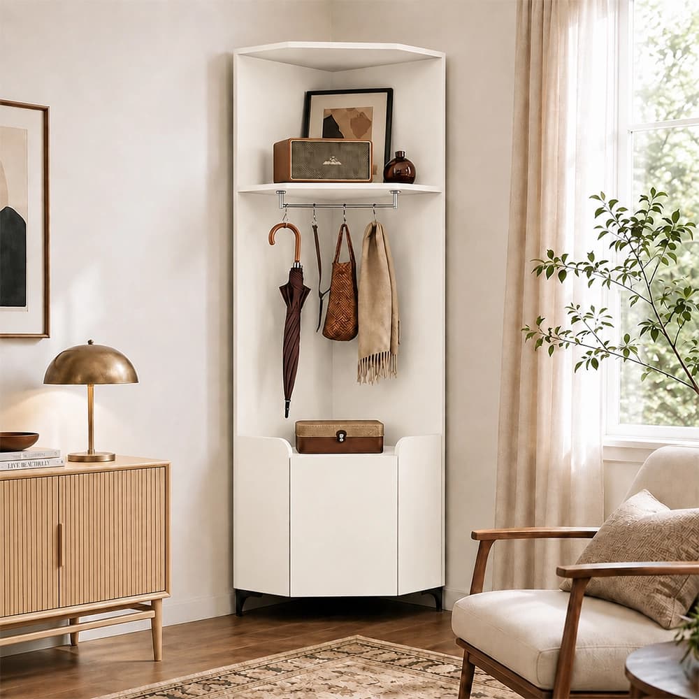 Minimalist Open Storage Wardrobe lifestyle 2