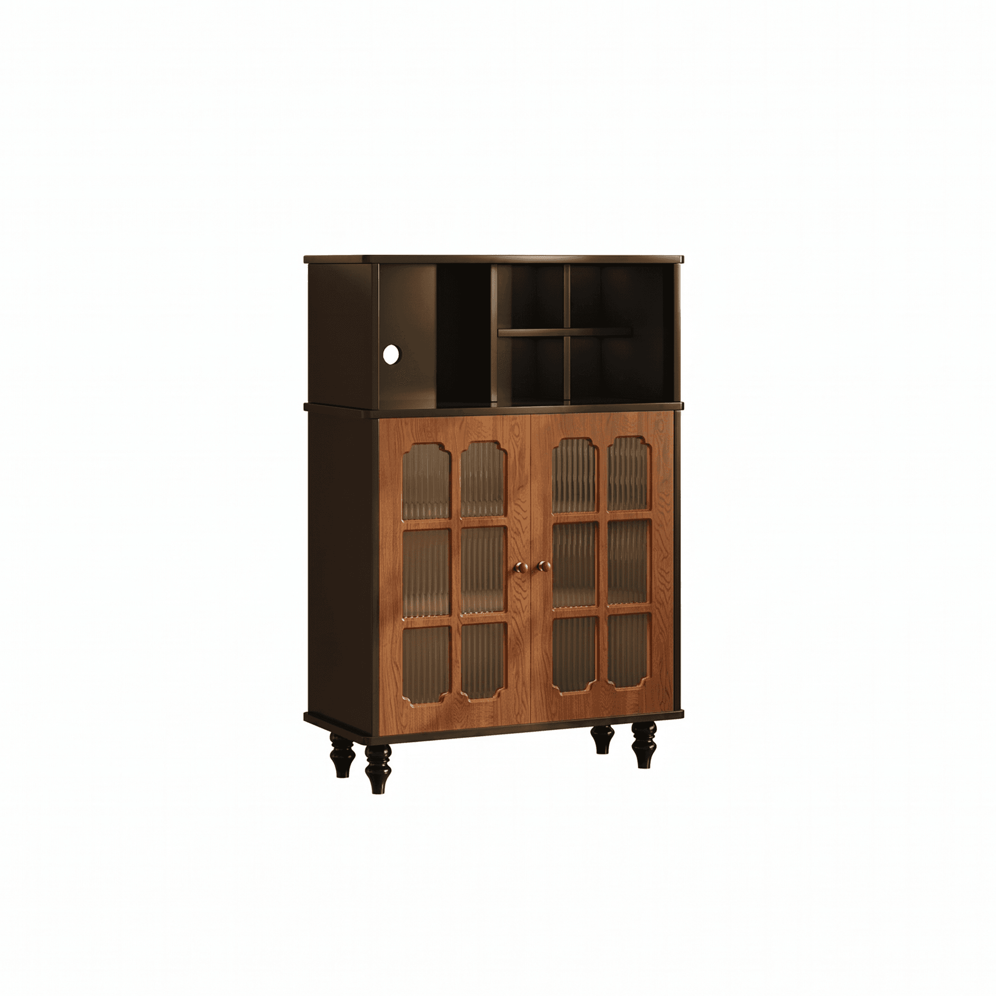 Mid-Century Solid Wood Sideboard lifestyle 1