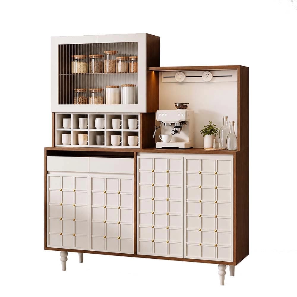 Integrated Lit Coffee Bar Cabinet lifestyle 1