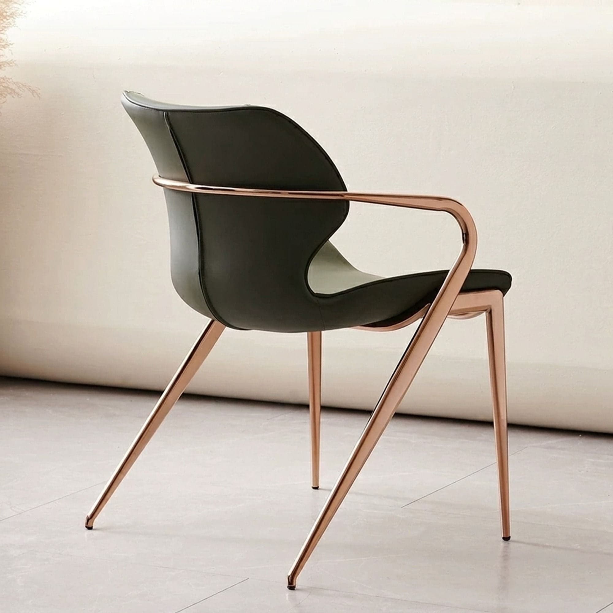 Saddle Leather Dining Armchair lifestyle 3