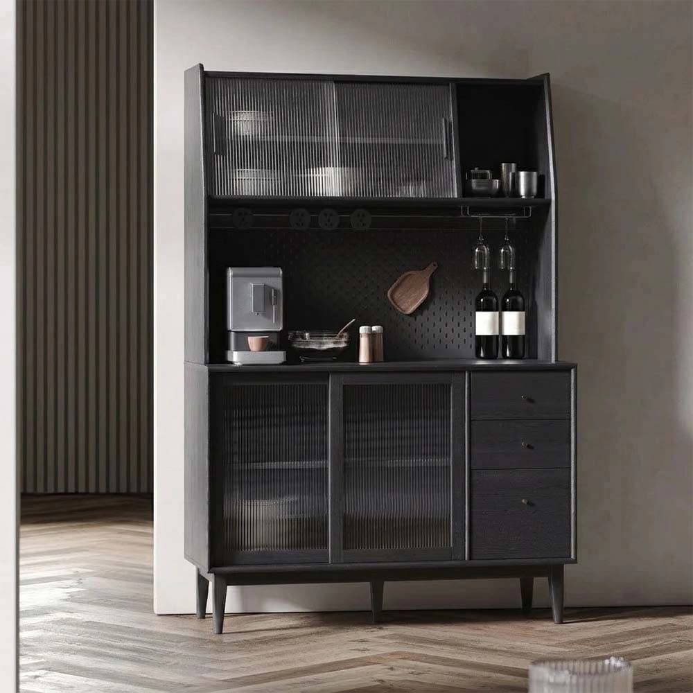 Black Retro Storage Cabinet lifestyle 3