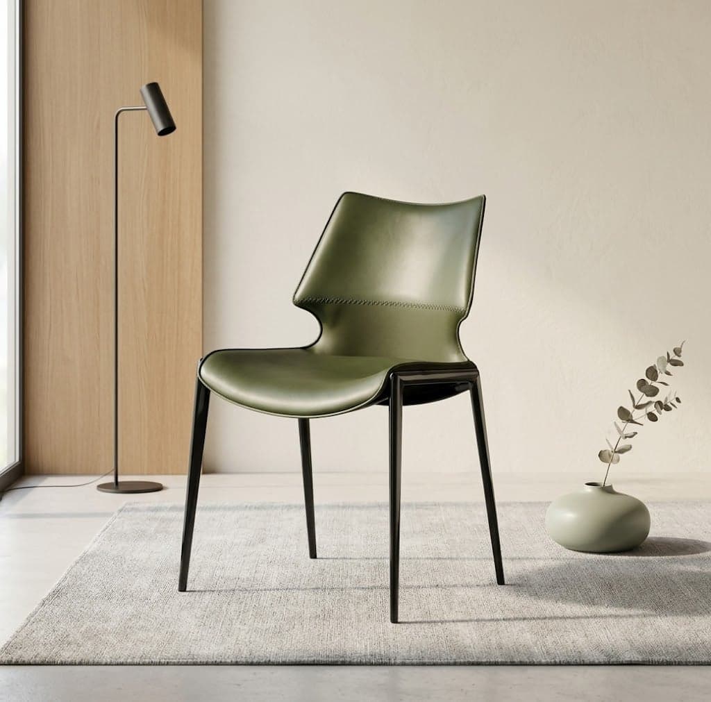 Organic Modern Faux Armless Dining Chair