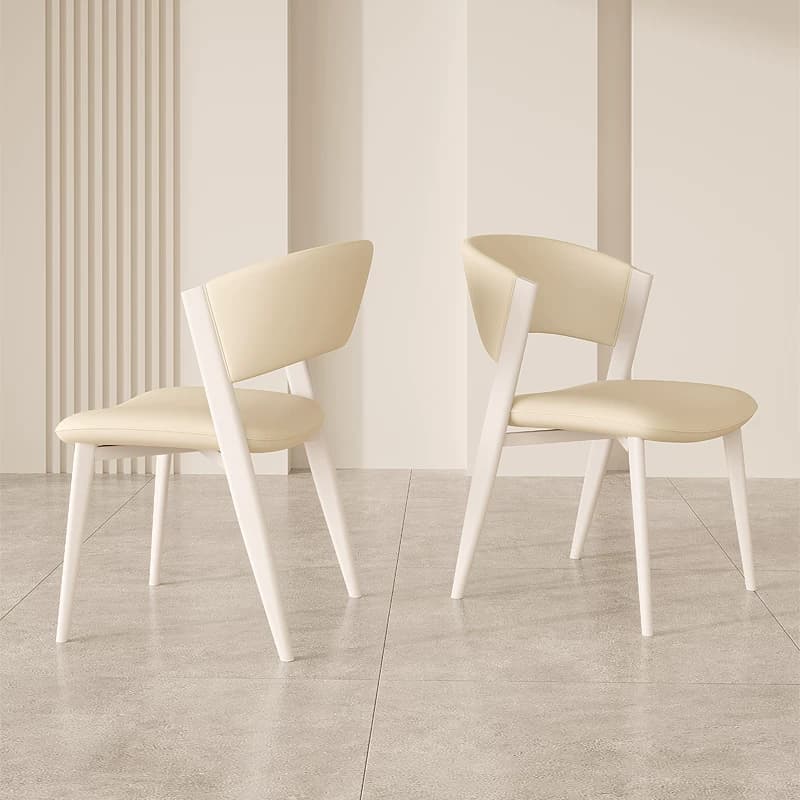 Japandi PU Upholstered Dining Chair
