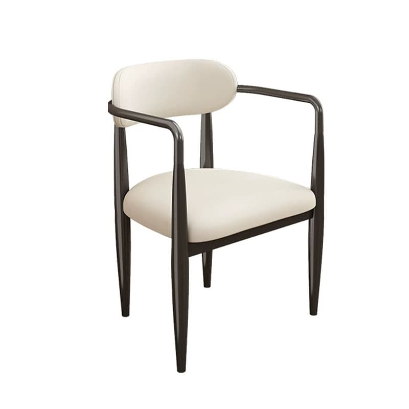Retro Metal & Upholstered Dining Chair lifestyle 1