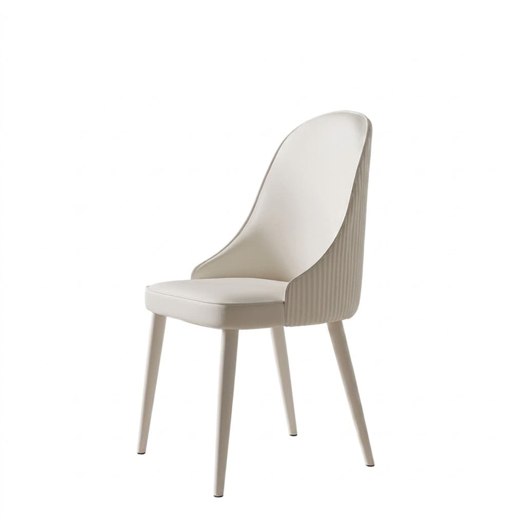 Creamy Upholstered Dining Chair lifestyle 1