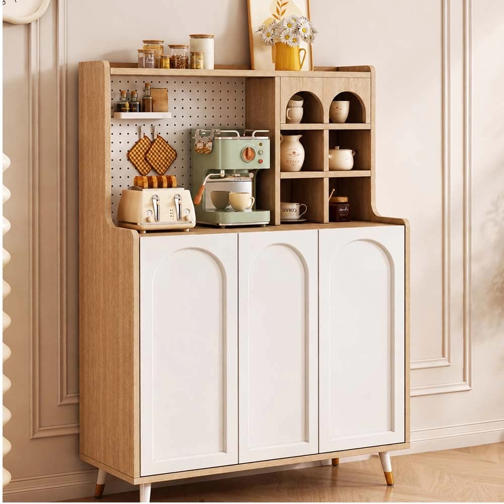 Creamy Thin Storage Cabinet lifestyle 3