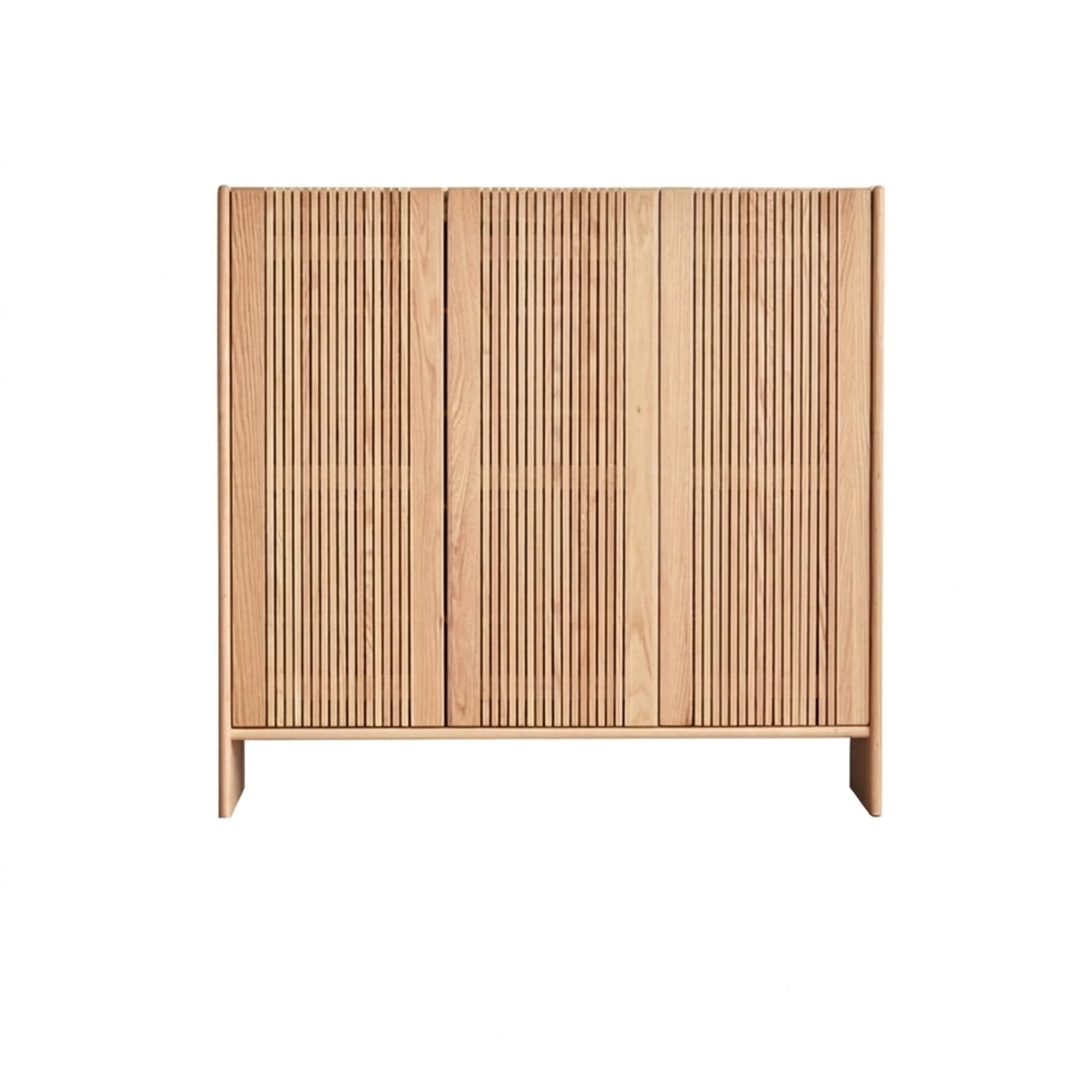 Solid Oak Shoe Cabinet with Slate Top lifestyle 1
