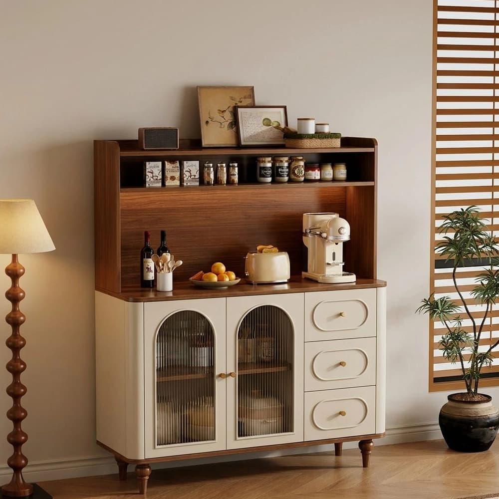 French Style Arched Glass Sideboard lifestyle 3