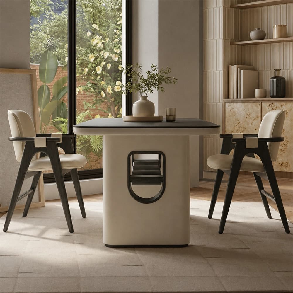 Minimalist Stone Dining Table lifestyle 3