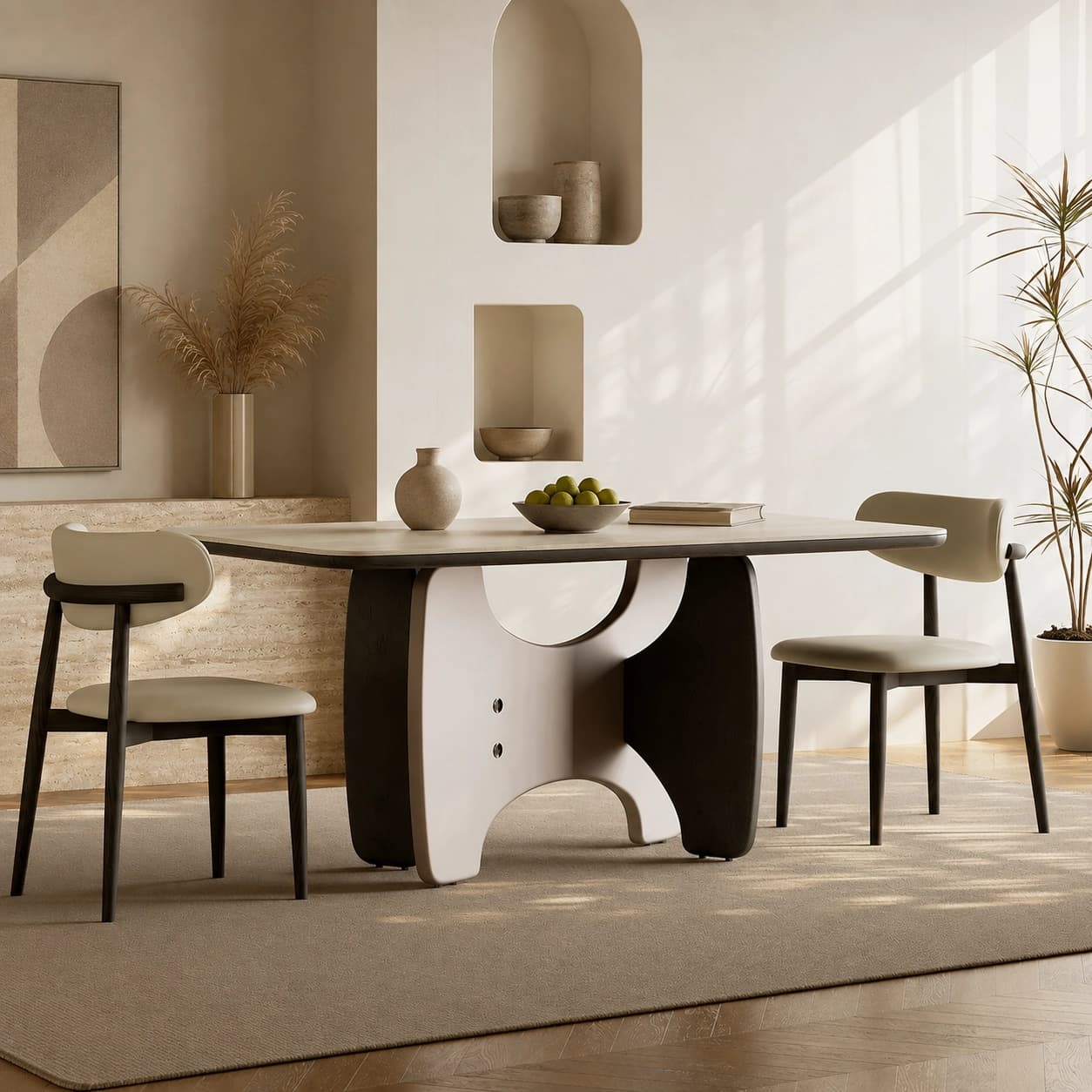 Sintered Stone Dining Table Set lifestyle 3