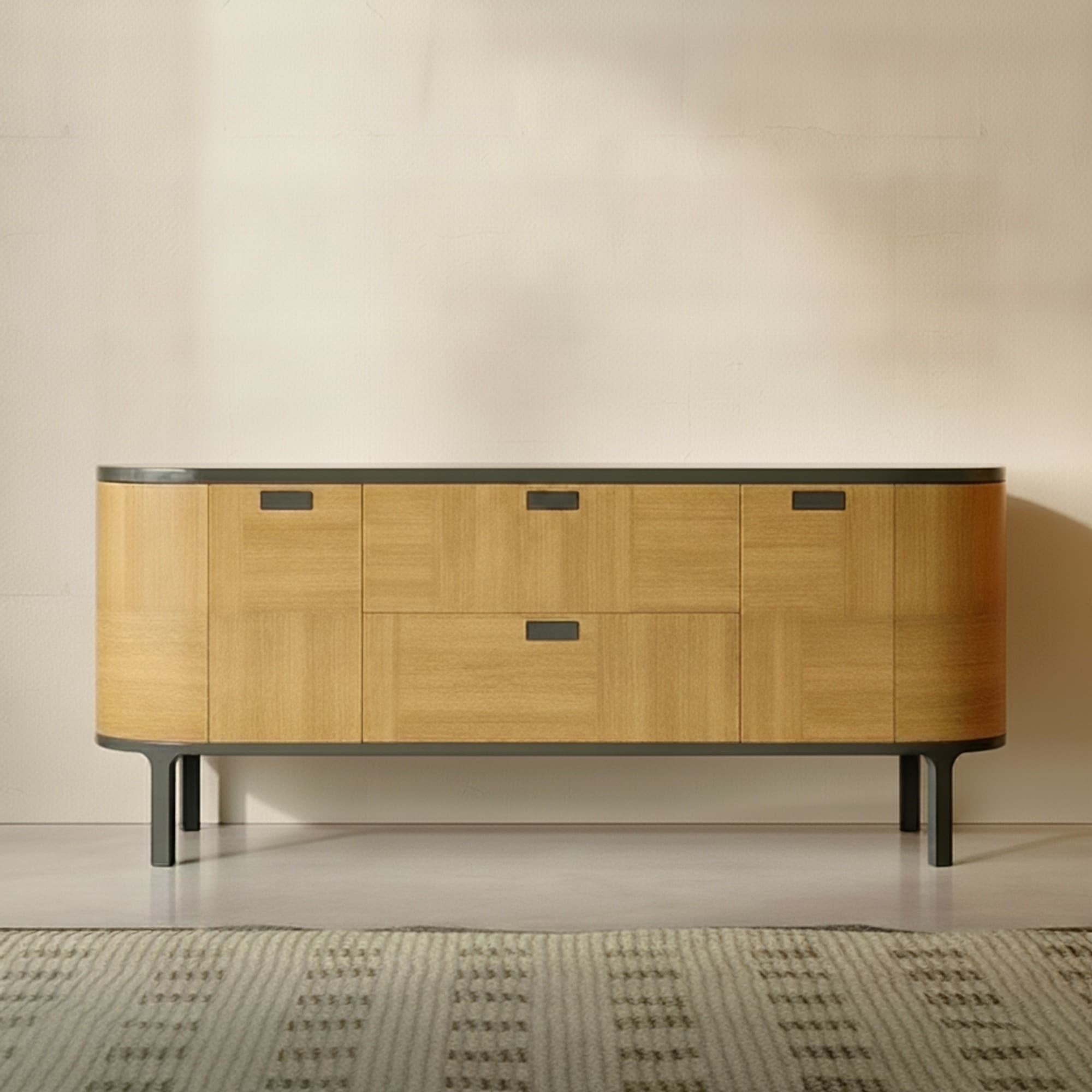 70.9" Modern Plywood Sideboard with Storage