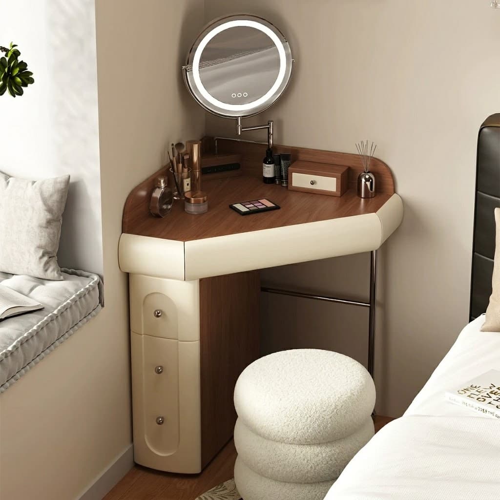 Solid Wood Swivel Vanity lifestyle 3