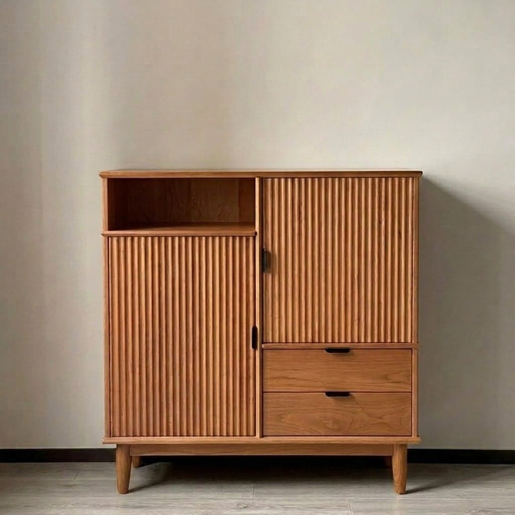 Black Walnut Fluted Sideboard lifestyle 1