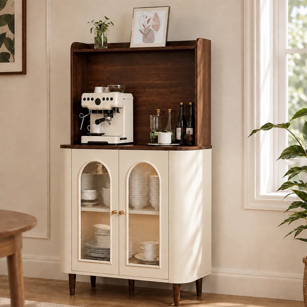 Retro Sideboard with Glass Doors lifestyle 3
