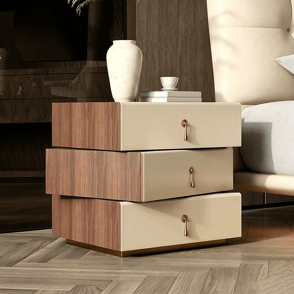 Wabi-Sabi Rotating Nightstand lifestyle 3