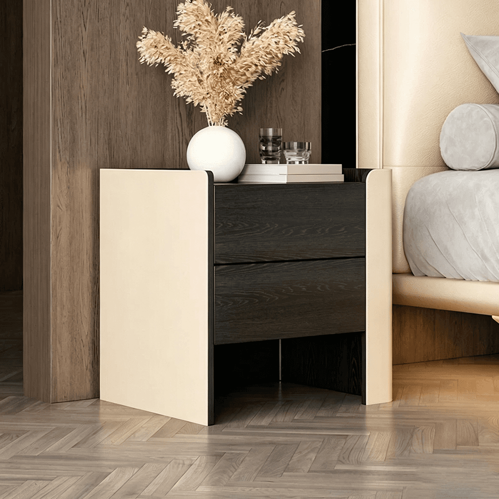 Two-Tone Minimalist Nightstand lifestyle 3