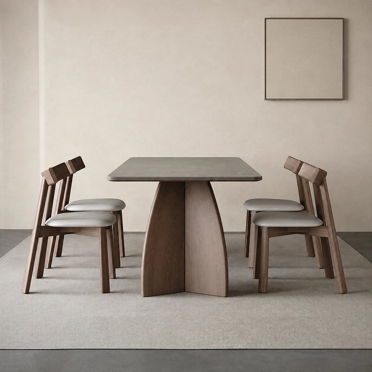 Solid Wood Dining Table lifestyle 1