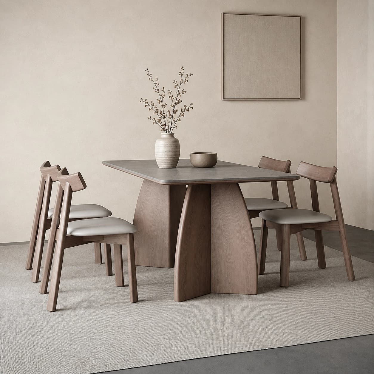Solid Wood Dining Table lifestyle 3
